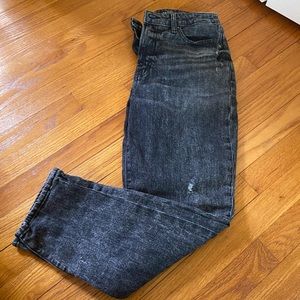 Women’s straight black jean